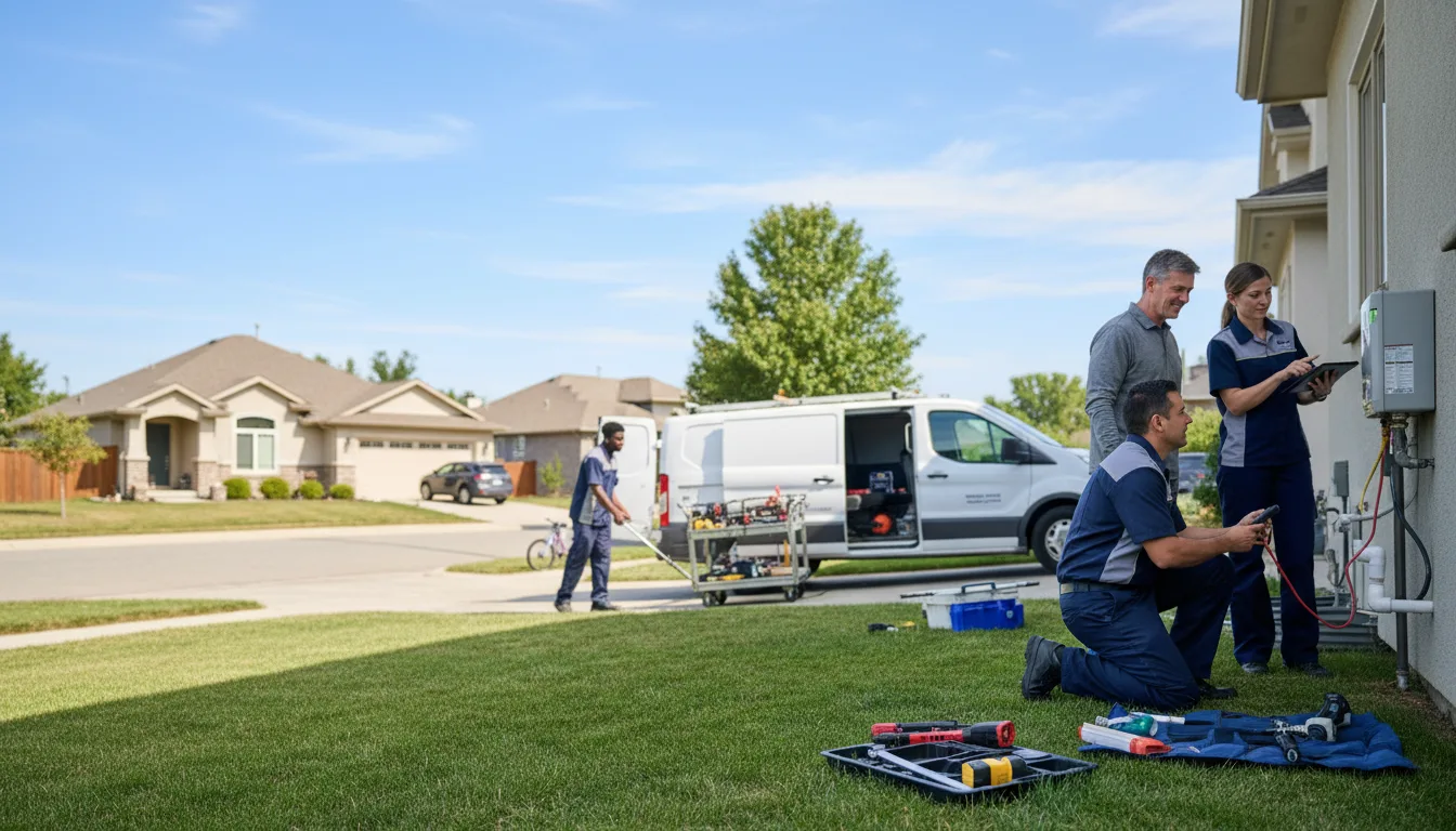 Tankless water heater service in Garden Grove, CA
